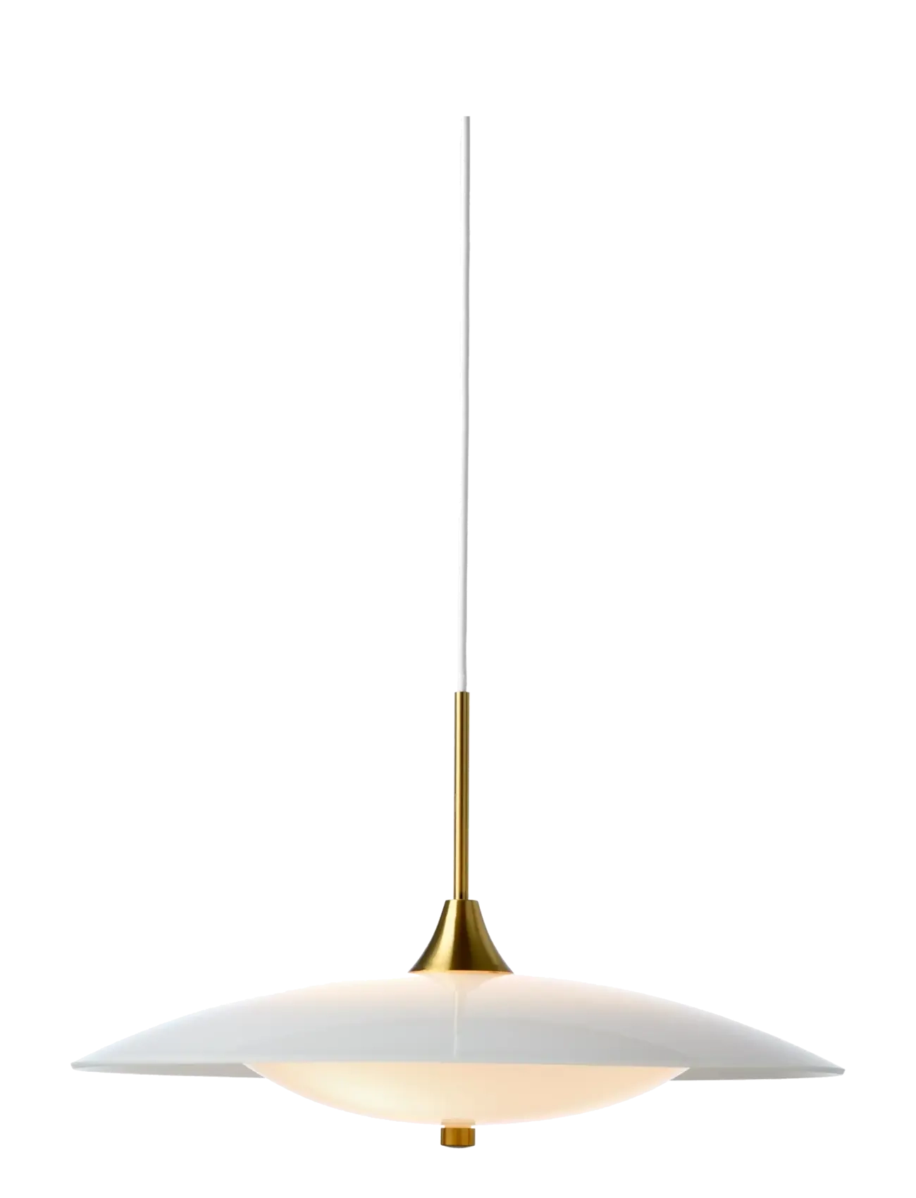 Halo Design Baroni pendel med messingtop Ø46 - Alles anzeigen - BRASS / white