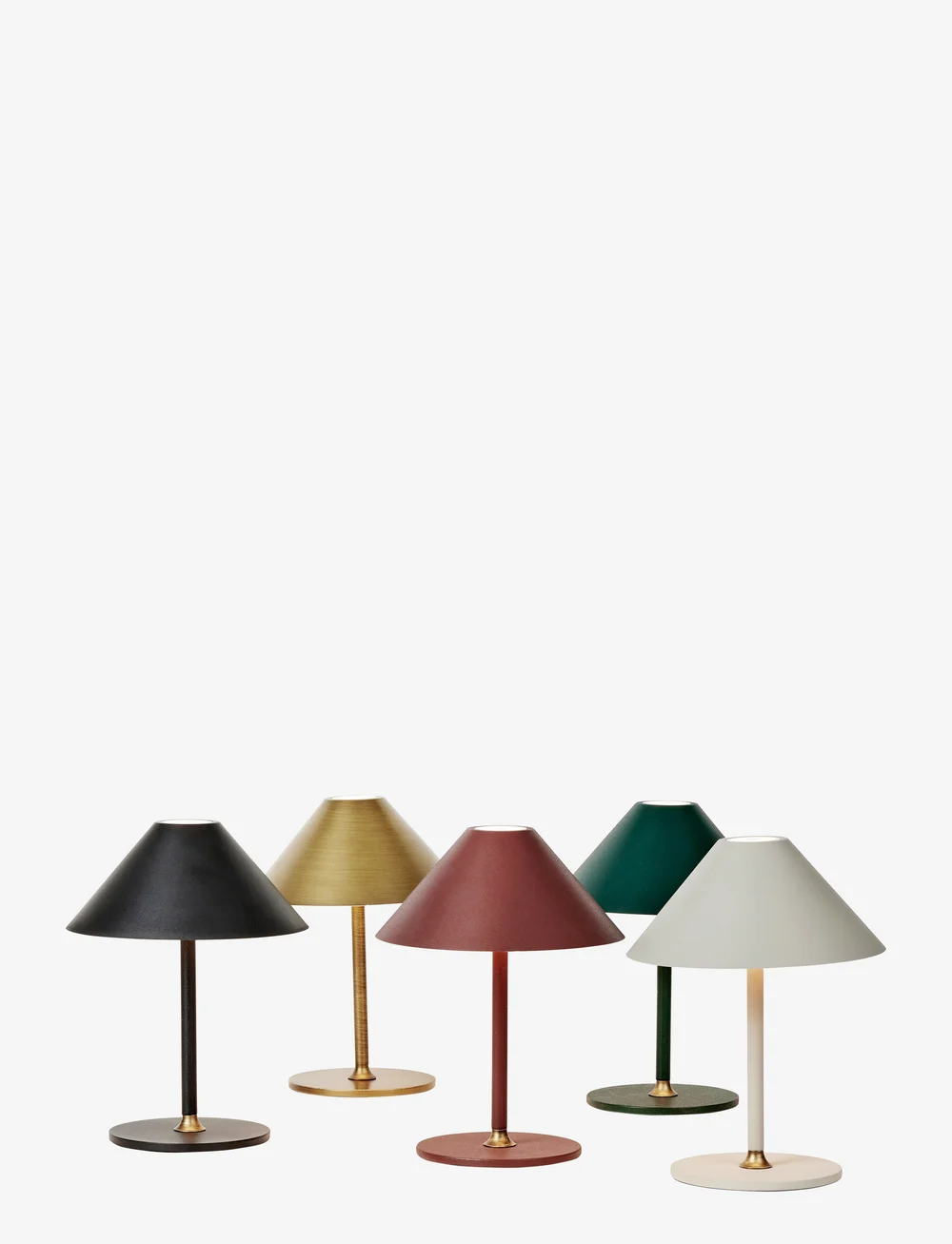 Halo Design - "HYGGE"  Portable Table lamp - window lamps - maroon red - 1