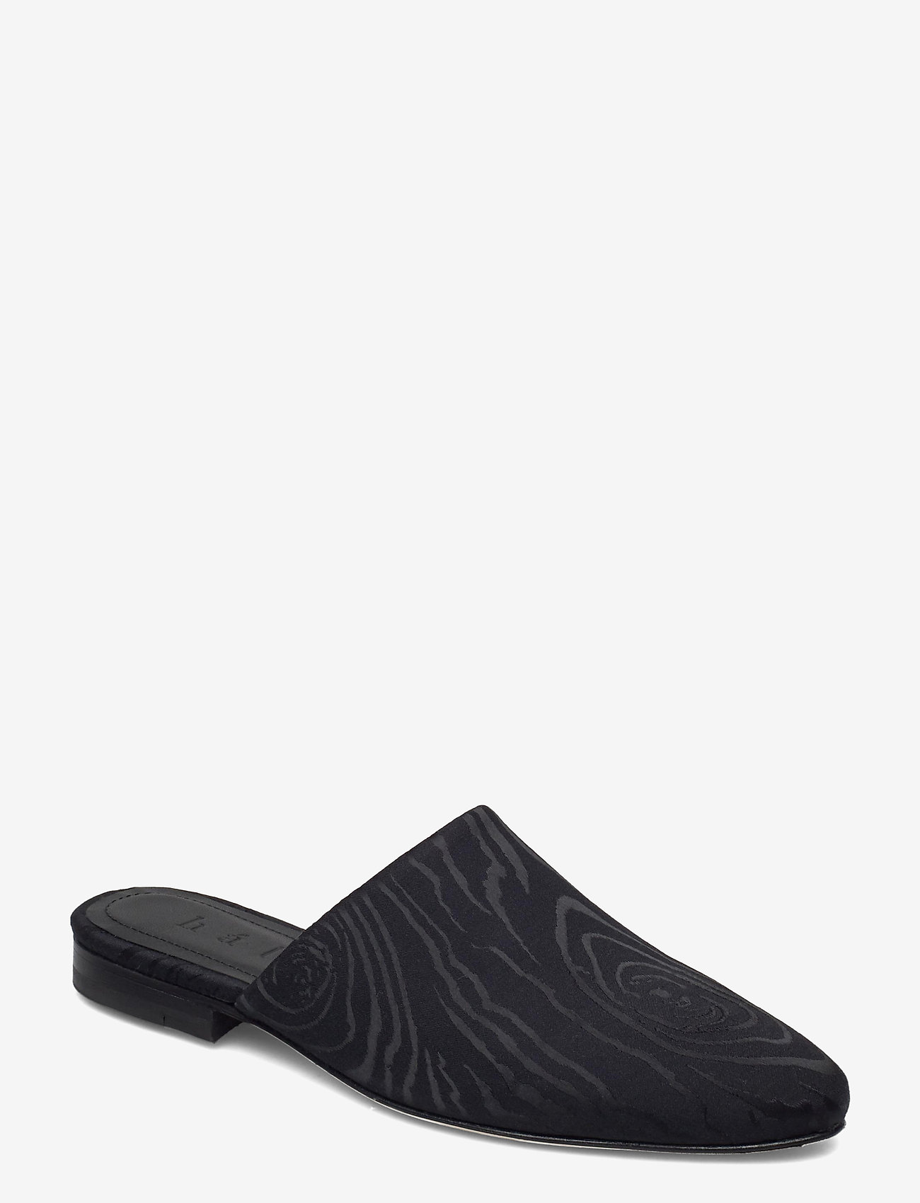 hálo - KAARNA slippers - plokščios basutės - black - 0