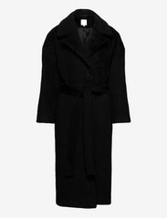 KAAMOS long coat - BLACK