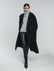 hálo - KAAMOS long coat - talvemantlid - black - 5