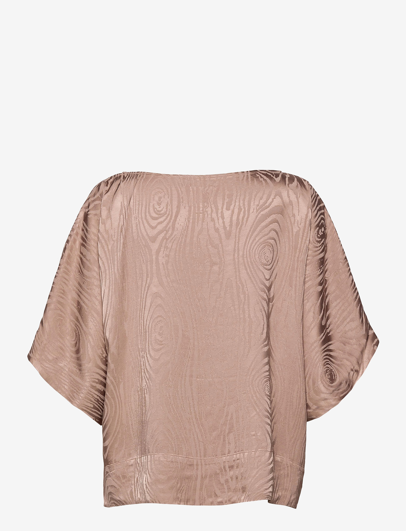 hálo - Kaarna box shirt - short-sleeved blouses - sand - 1