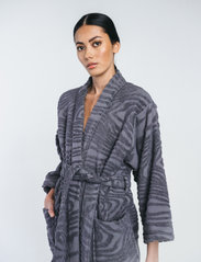 hálo - KAARNA bathrobe - morgenkåber - grey - 3