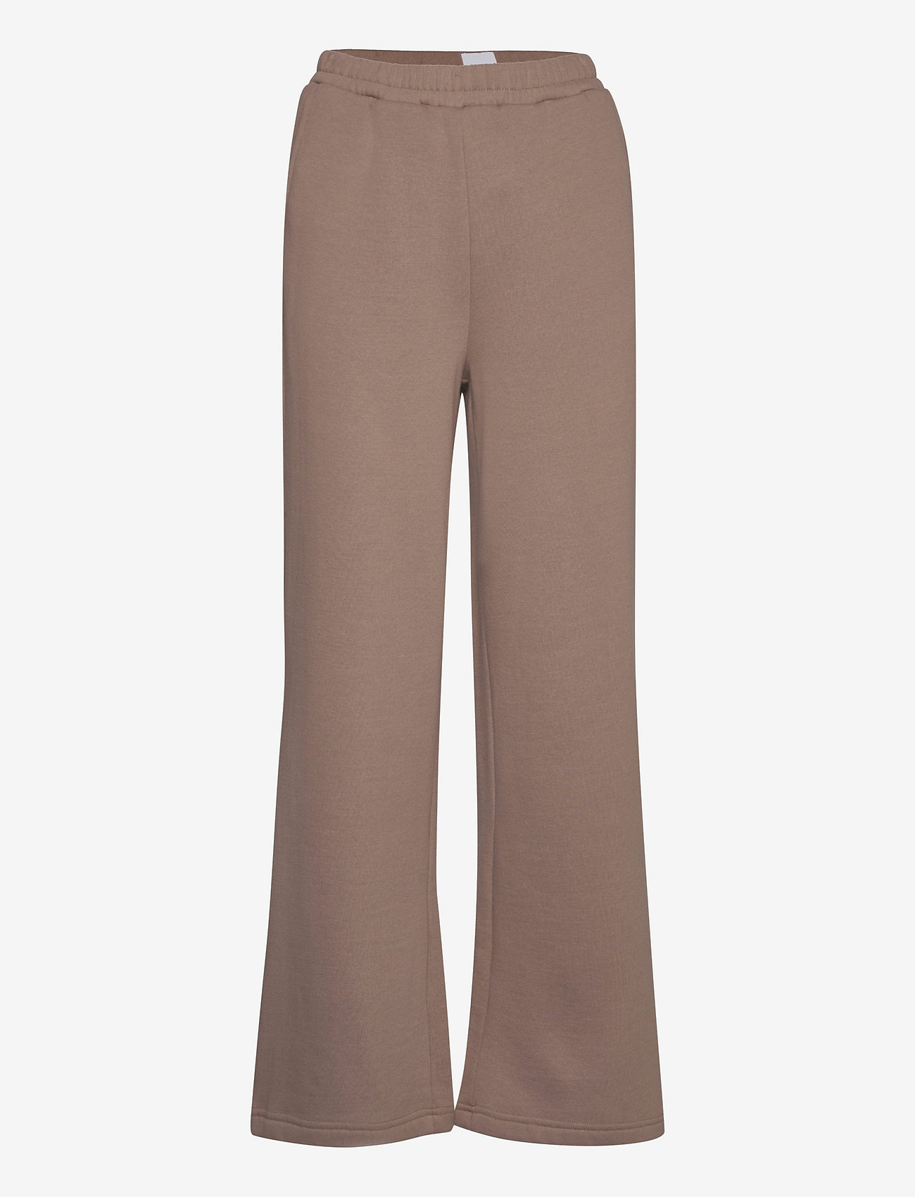 hálo - TUNDRA woolen wide college pants - jogos kelnės - sand - 0