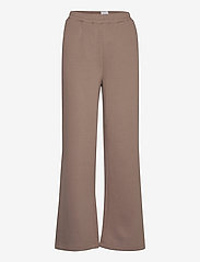 hálo - TUNDRA woolen wide college pants - joggersy - sand - 0