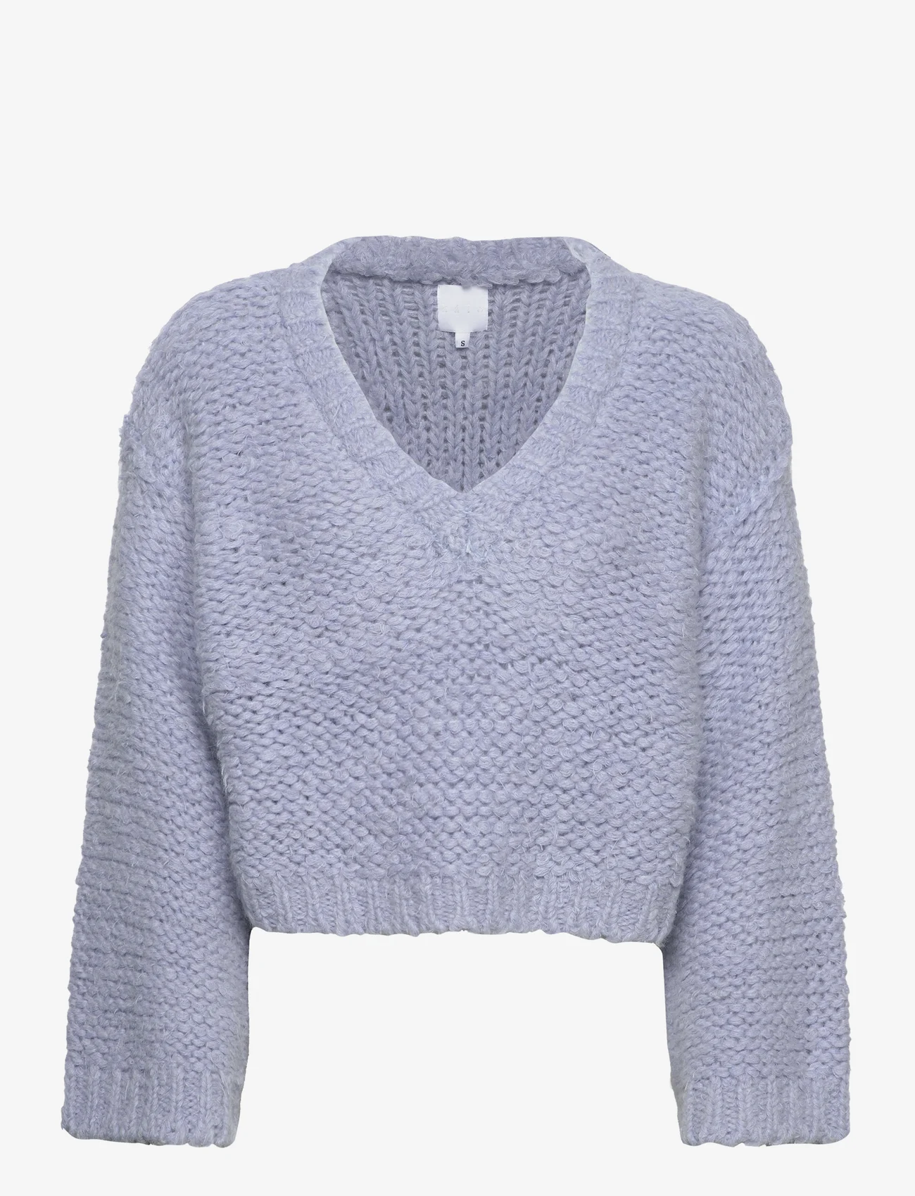 hálo - HUURRE knitted furry sweater - strikkegensere - pastel blue - 0
