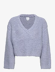 hálo - HUURRE knitted furry sweater - tröjor - pastel blue - 0