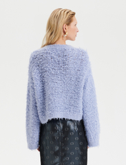hálo - HUURRE knitted furry sweater - strikkegensere - pastel blue - 3