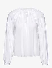 hálo - USVA CREPE BLOUSE - long-sleeved blouses - white - 0