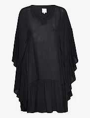 hálo - USVA FRILL KAFTAN DRESS - strandtøj - black - 0