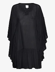 hálo - USVA FRILL KAFTAN DRESS - rannarõivad - black - 0