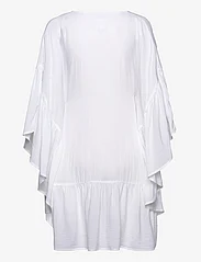 hálo - USVA FRILL KAFTAN DRESS - pludmales apģērbs - white - 1