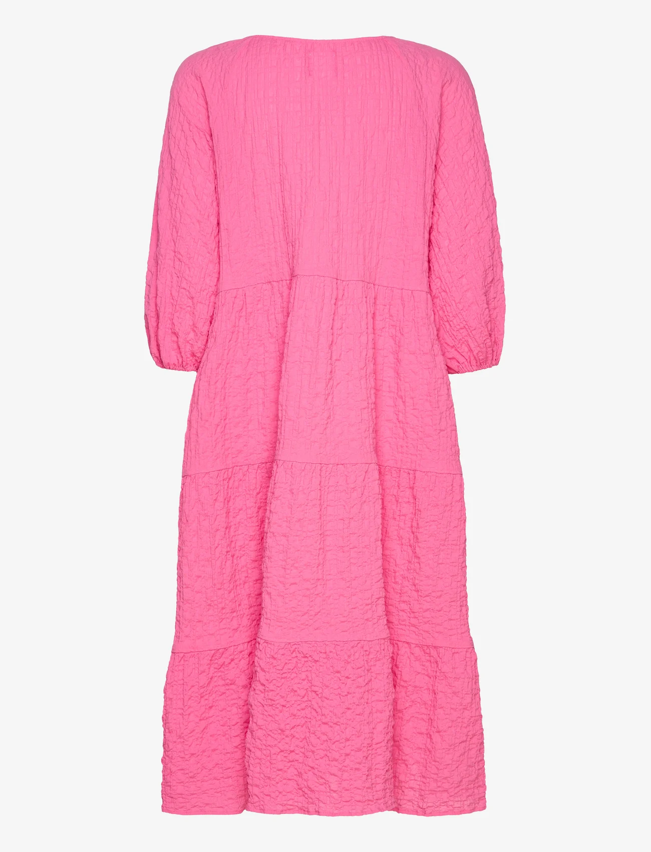 hálo - KAJO crinkled midi dress - ballīšu apģērbs par outlet cenām - pink - 1