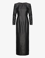 KAAMOS maxi dress - SHIMMERING BLACK