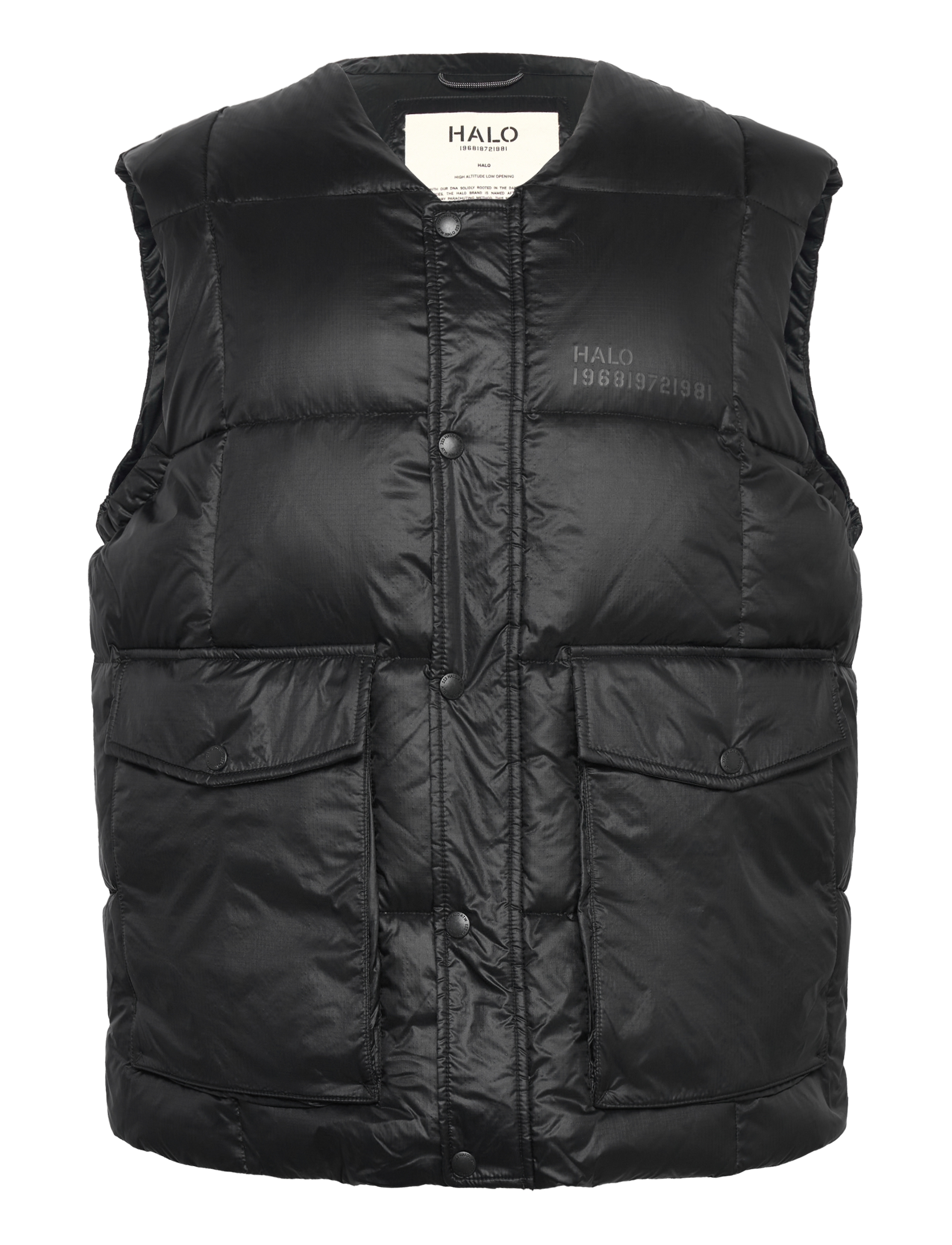 HALO Halo Trooper Down Vest Schwarz - S - Herren