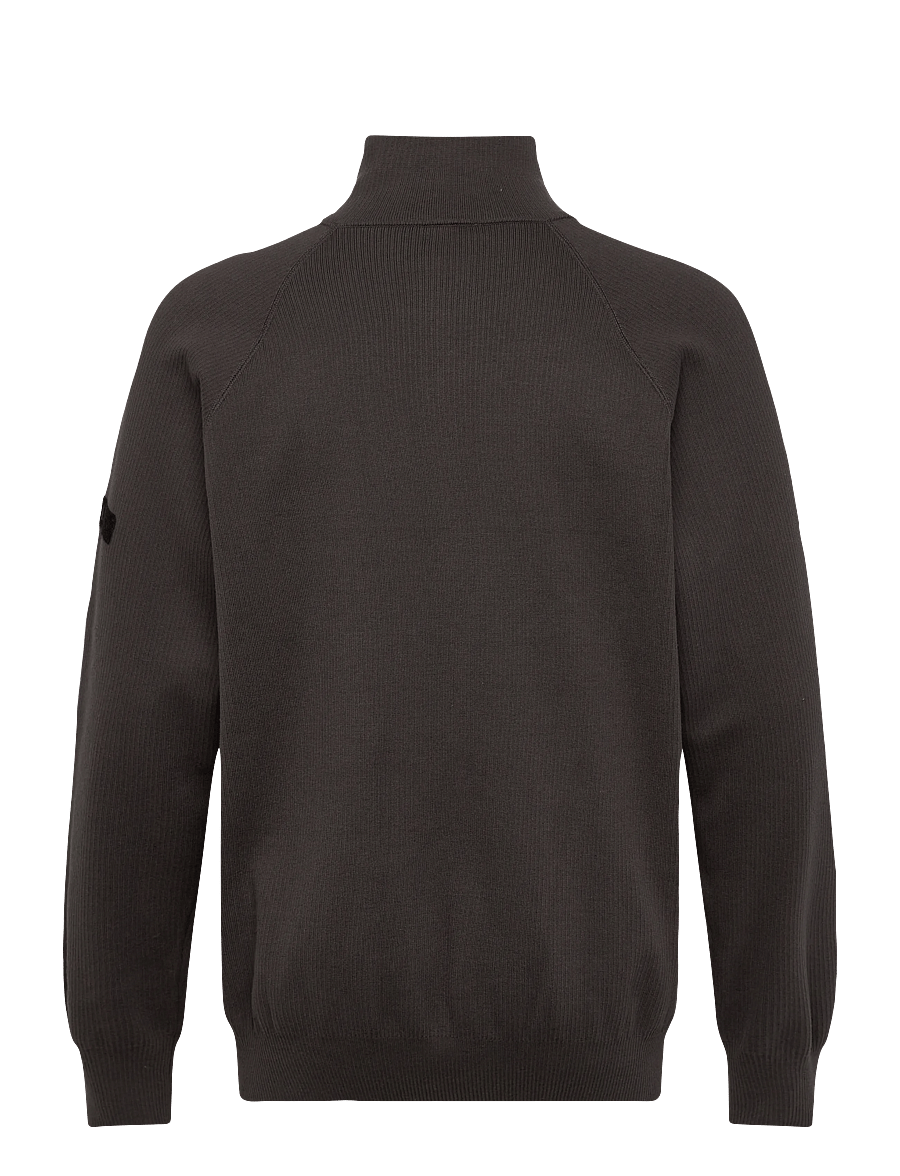 HALO - HALO INFANTRY HALF ZIP - poolpika lukuga džemprid - raven - 1