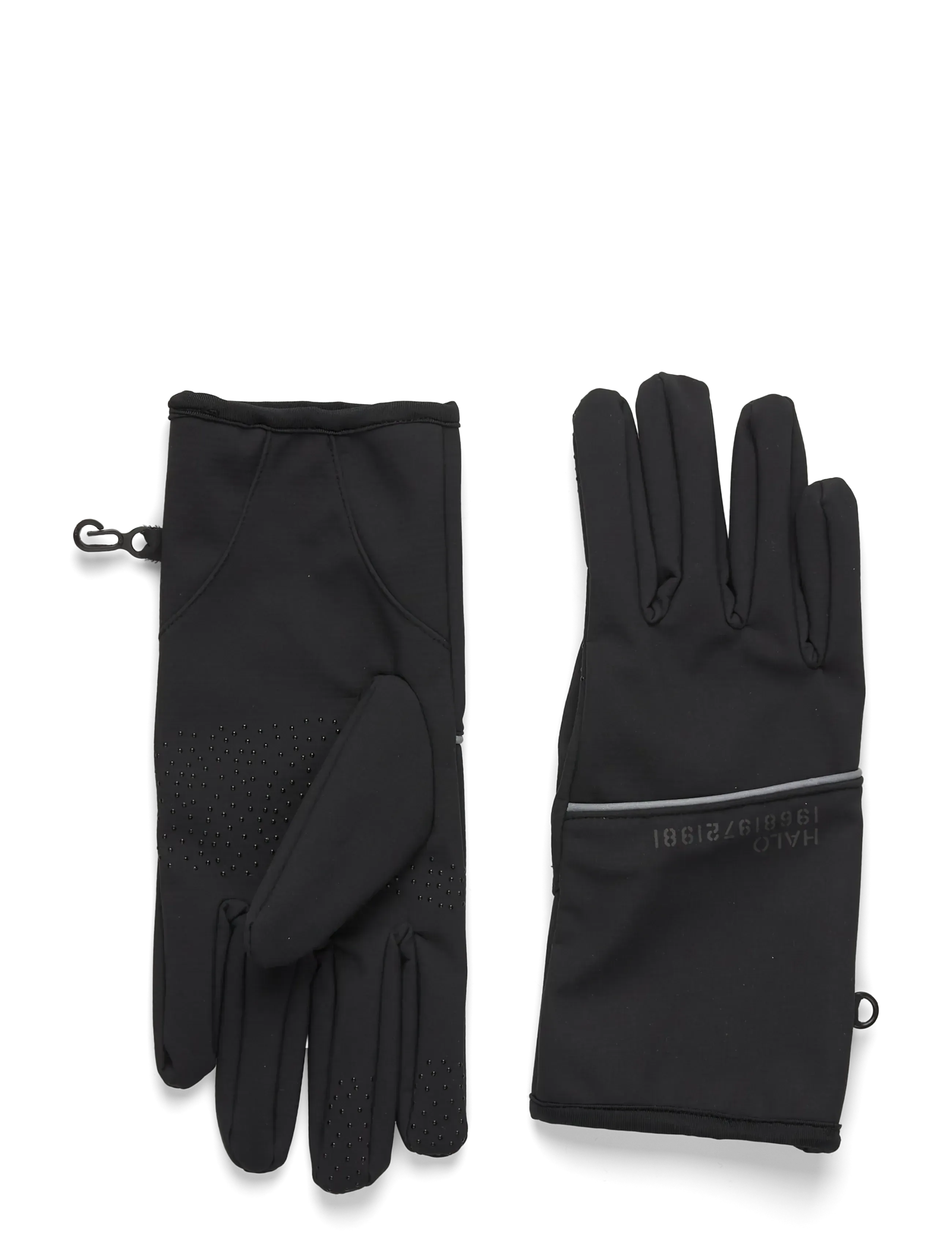 HALO Softshell Glove, L, Gloves, Schwarz - Finger Männerswear