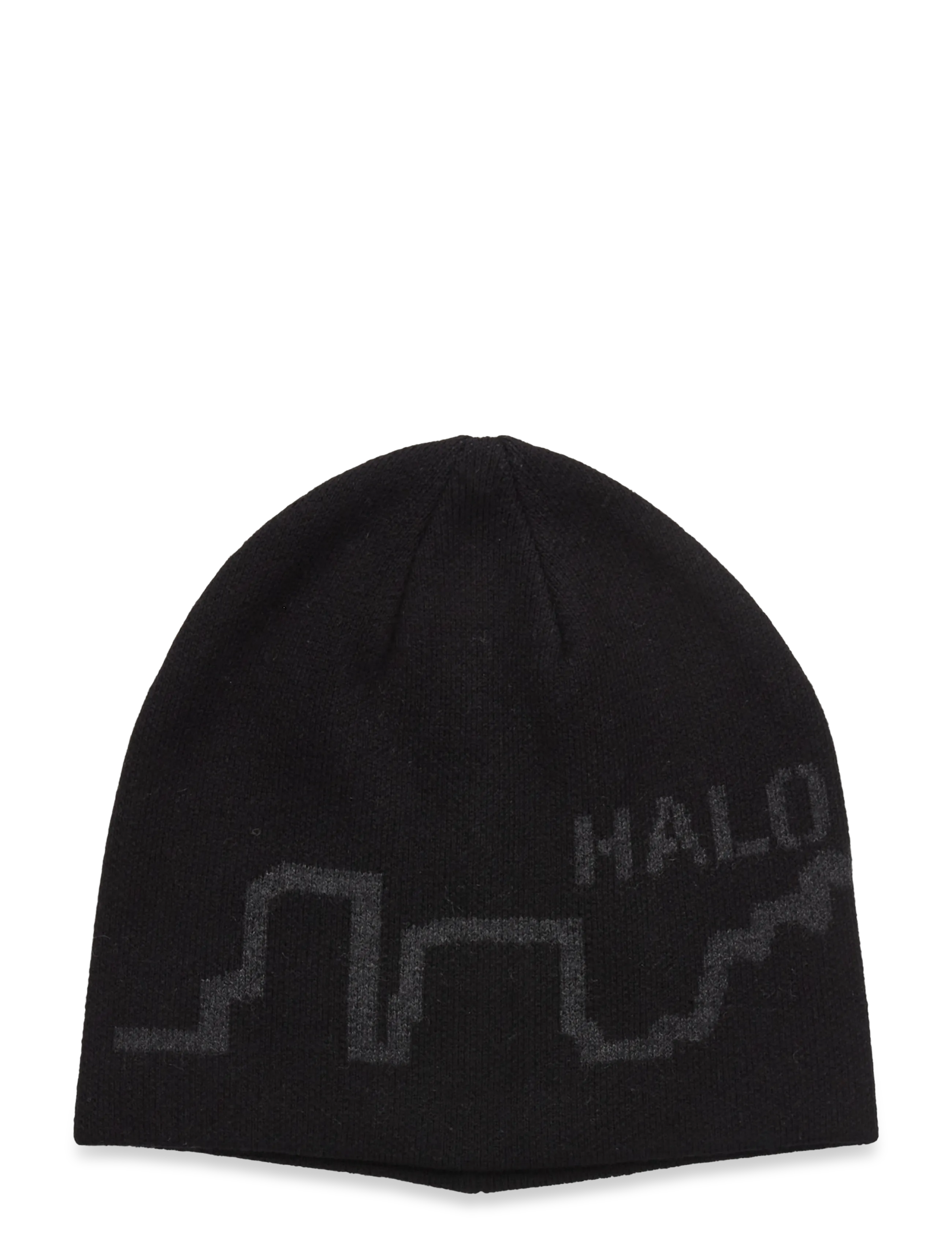 HALO LOGO BEANIE - BLACK