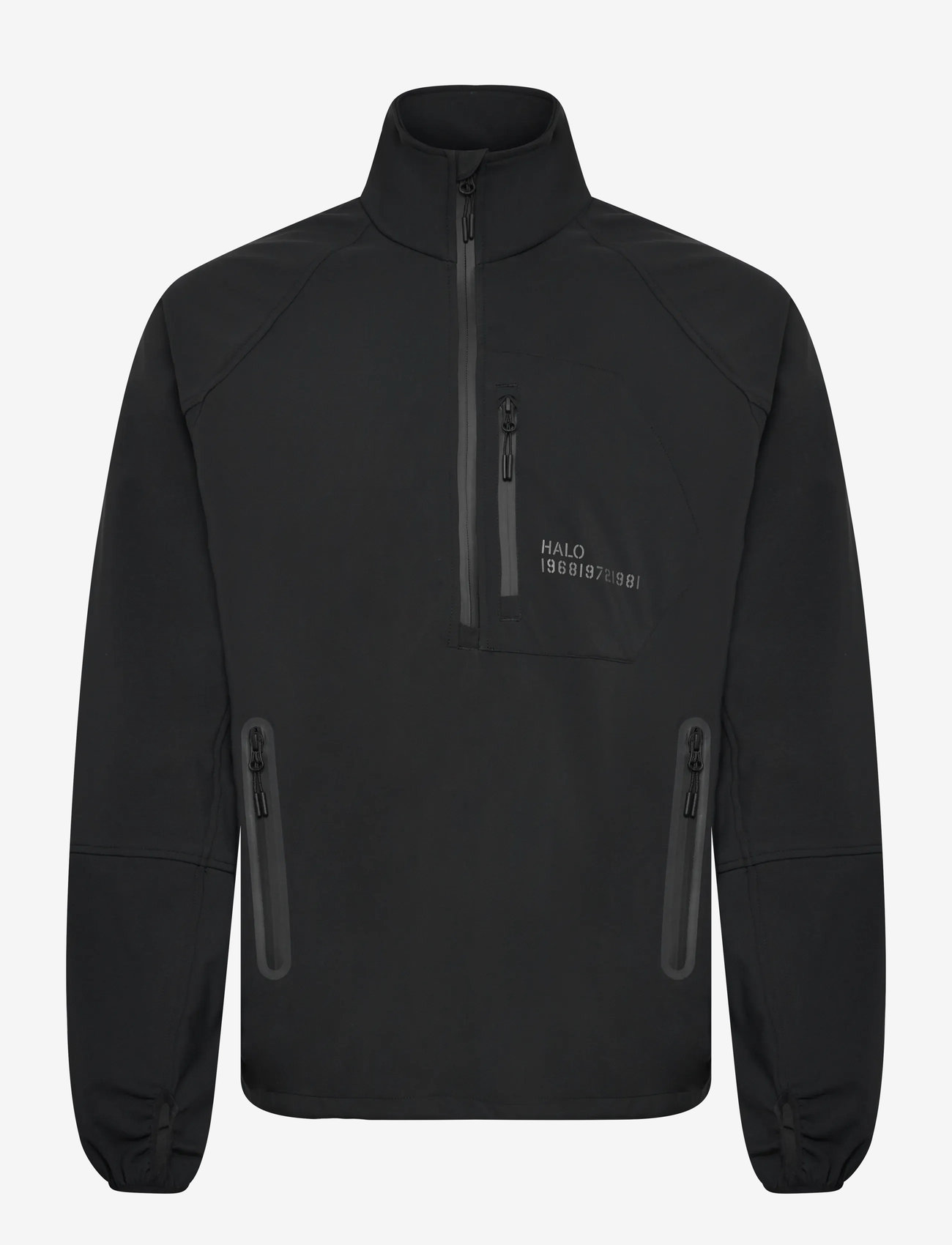 HALO - HALO ELITE SOFTSHELL HALF ZIP - leichte jacken - black - 0