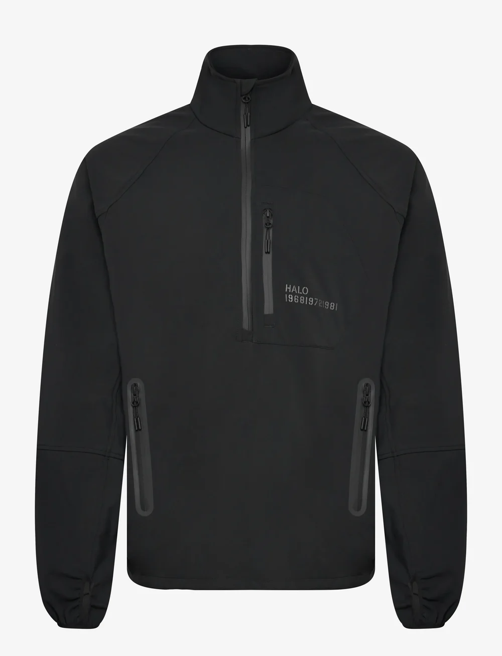HALO - HALO ELITE SOFTSHELL HALF ZIP - Õhukesed jakid - black - 0