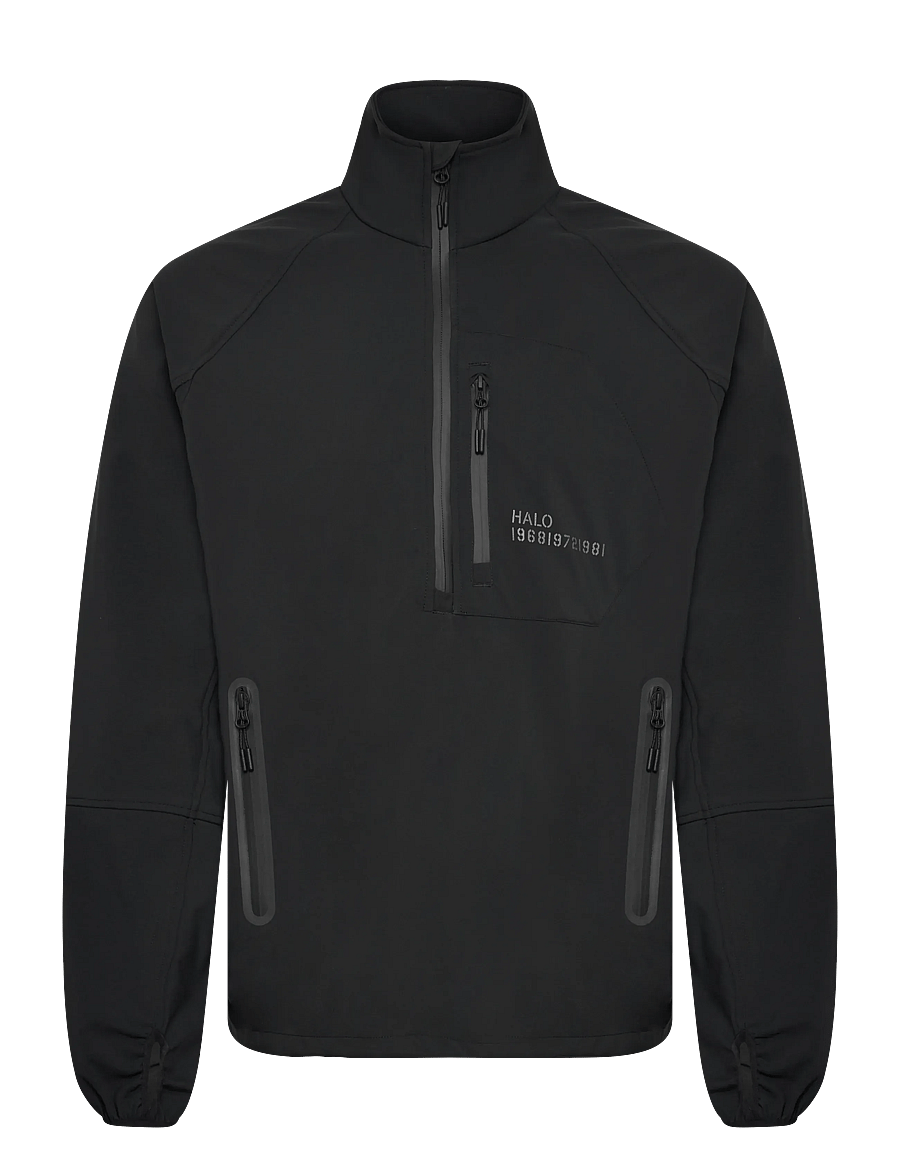 HALO - HALO ELITE SOFTSHELL HALF ZIP - black - 0