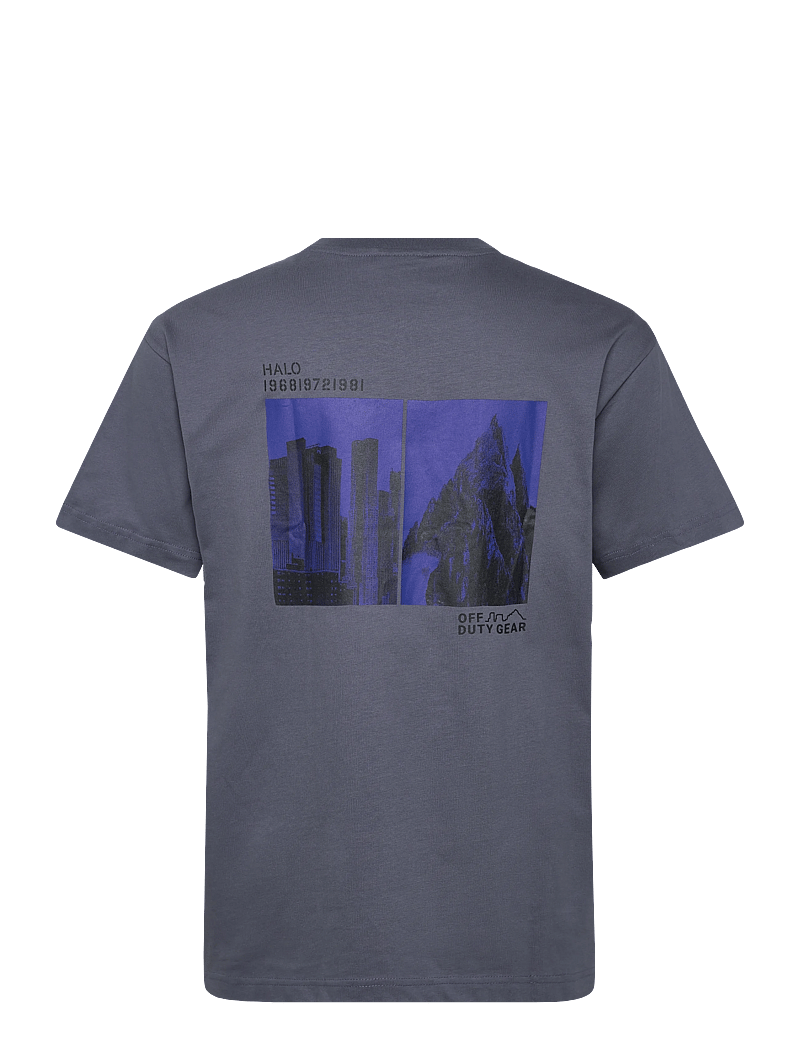 HALO - HALO GRAPHIC T-SHIRT - t-krekli ar īsām piedurknēm - grisaille/grisaille - 1