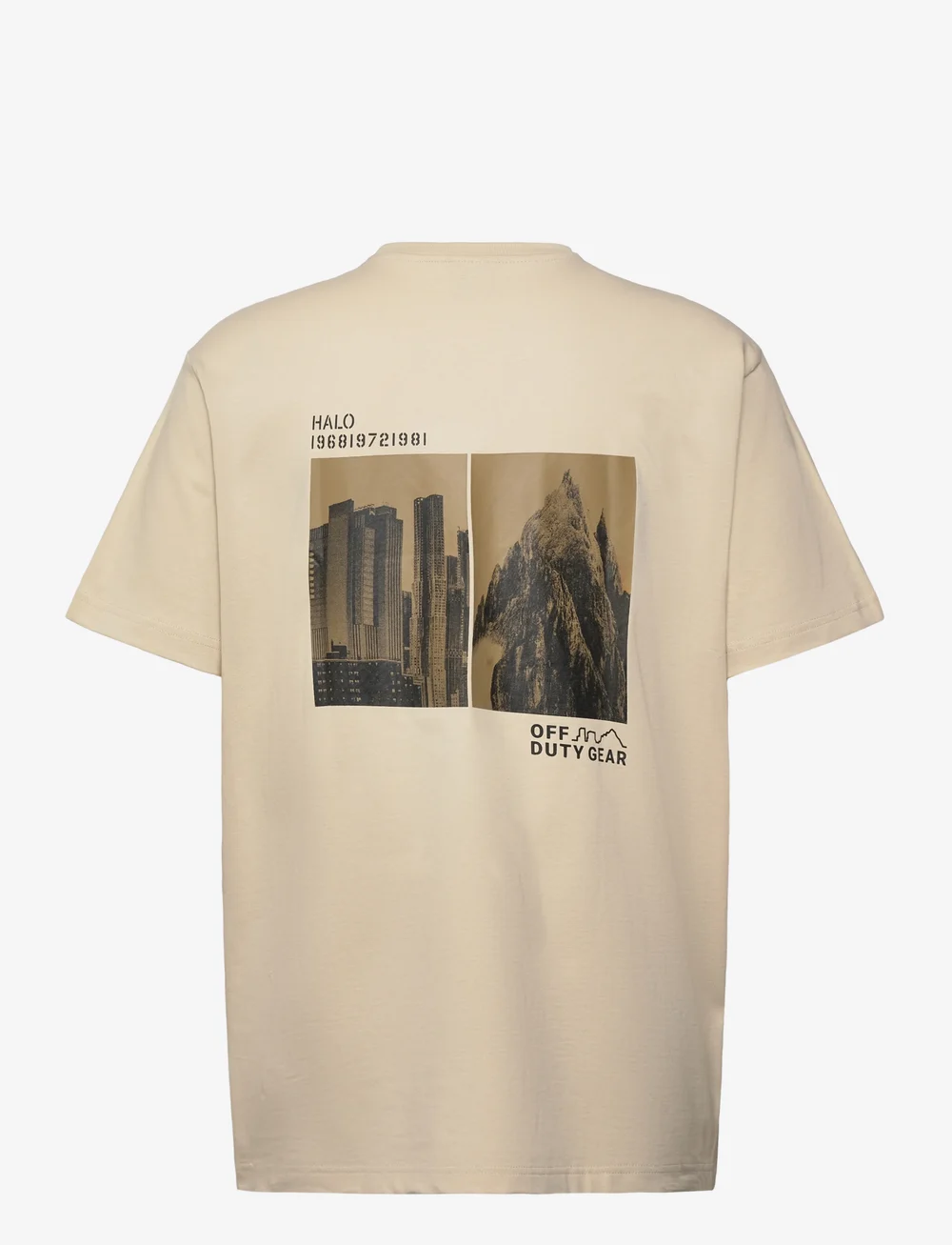 HALO - HALO GRAPHIC T-SHIRT - tops & t-shirts - oyster/gray/asphalt - 1