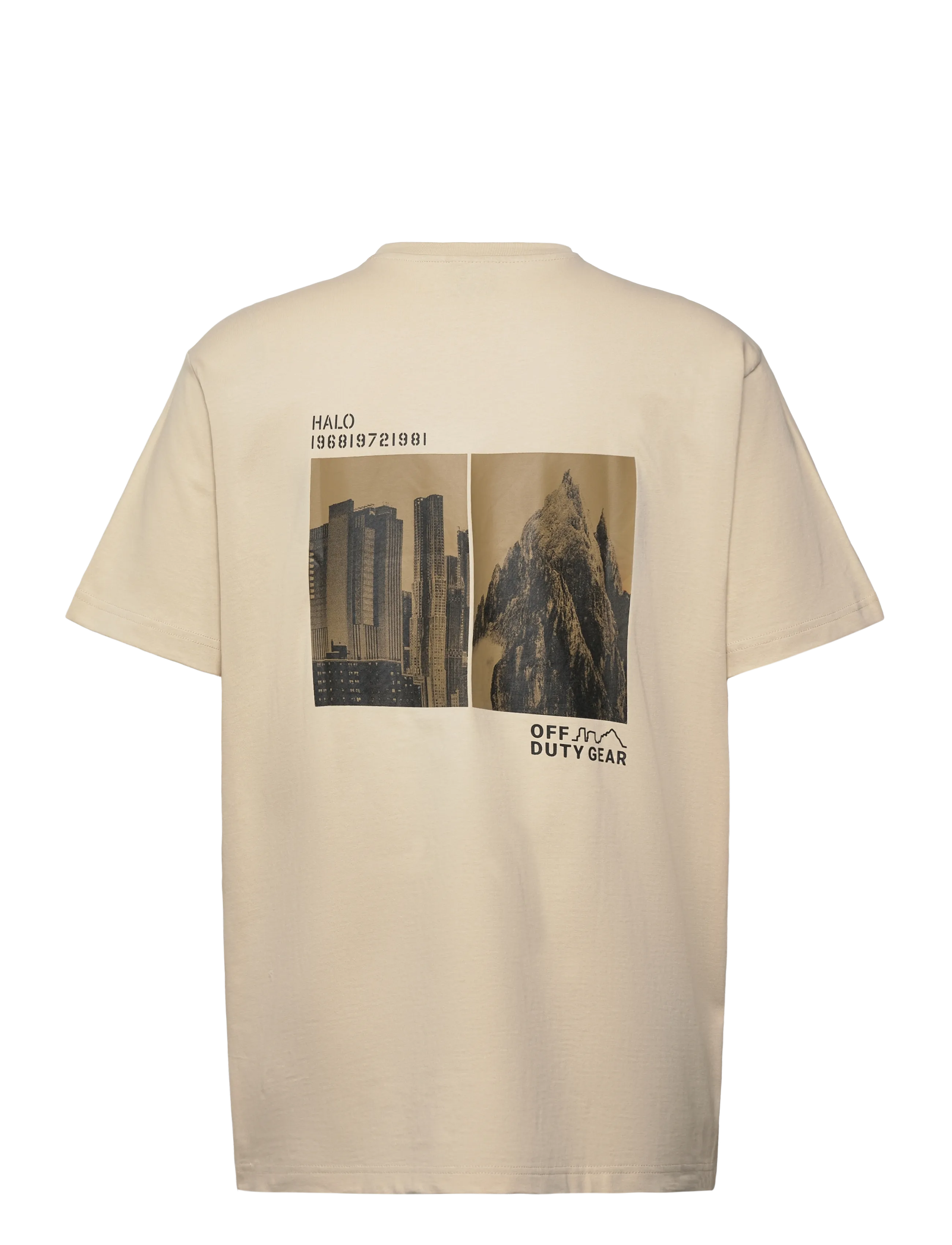HALO - HALO GRAPHIC T-SHIRT - oyster/gray/asphalt - 1