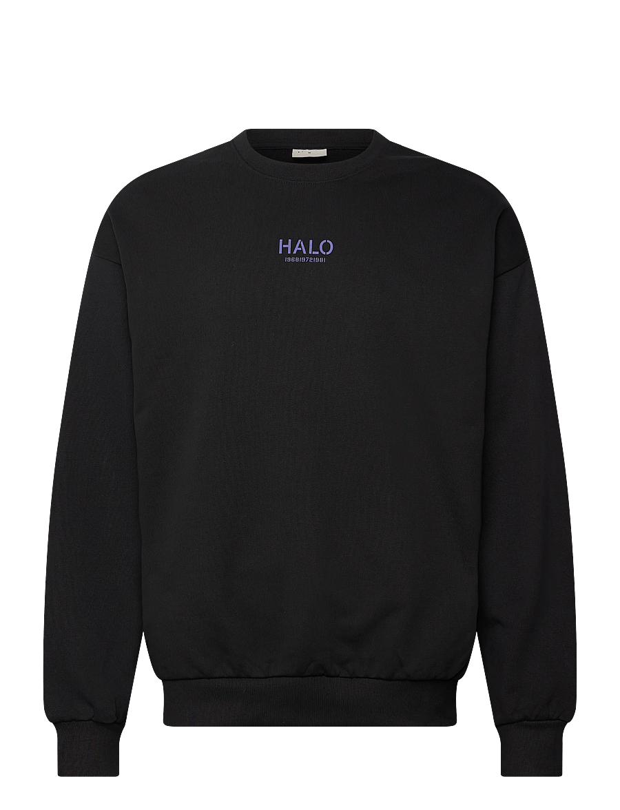 HALO - HALO GRAPHIC BOXY CREW - Överdelar - black/black - 0