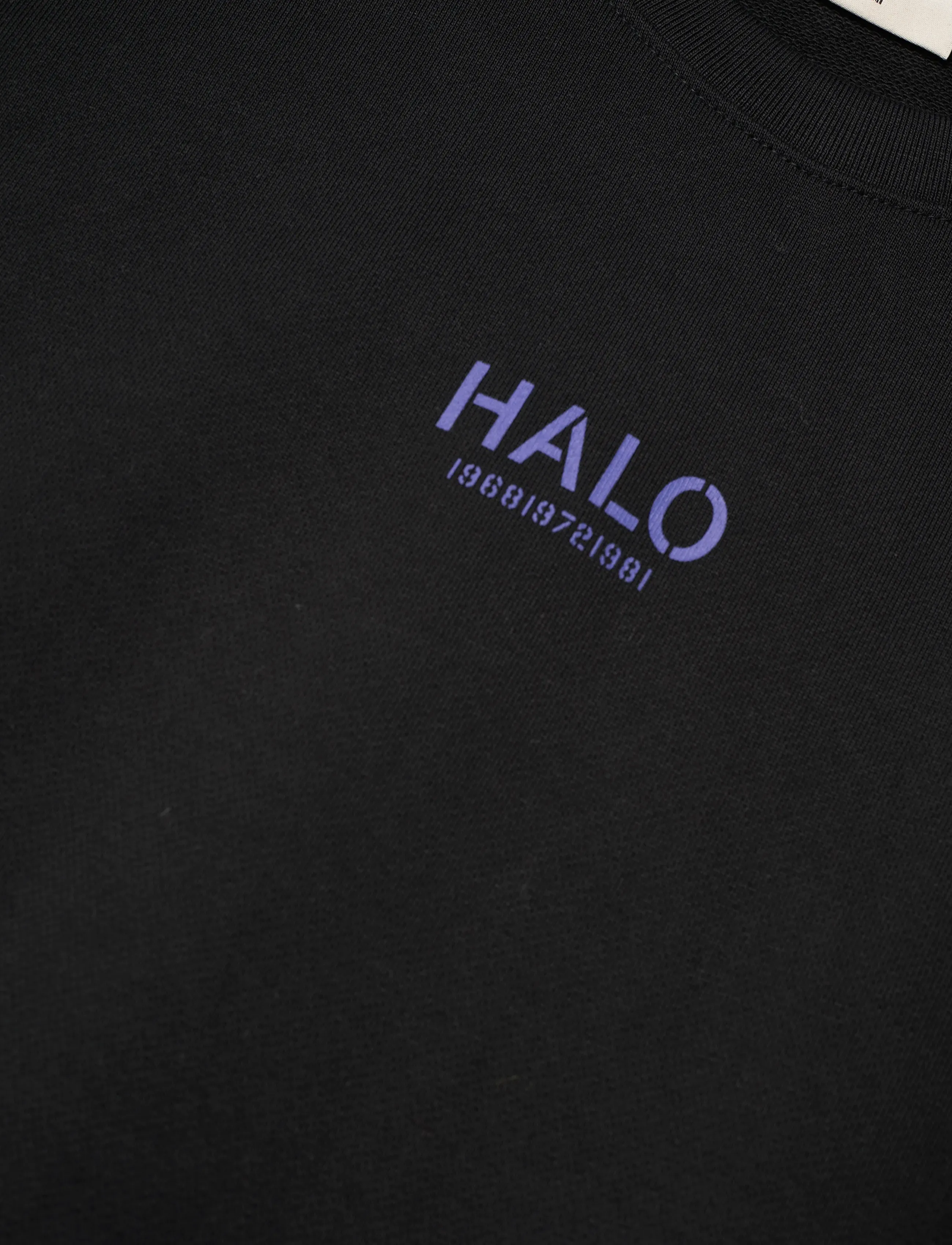 HALO - HALO GRAPHIC BOXY CREW - tops - black/black - 2