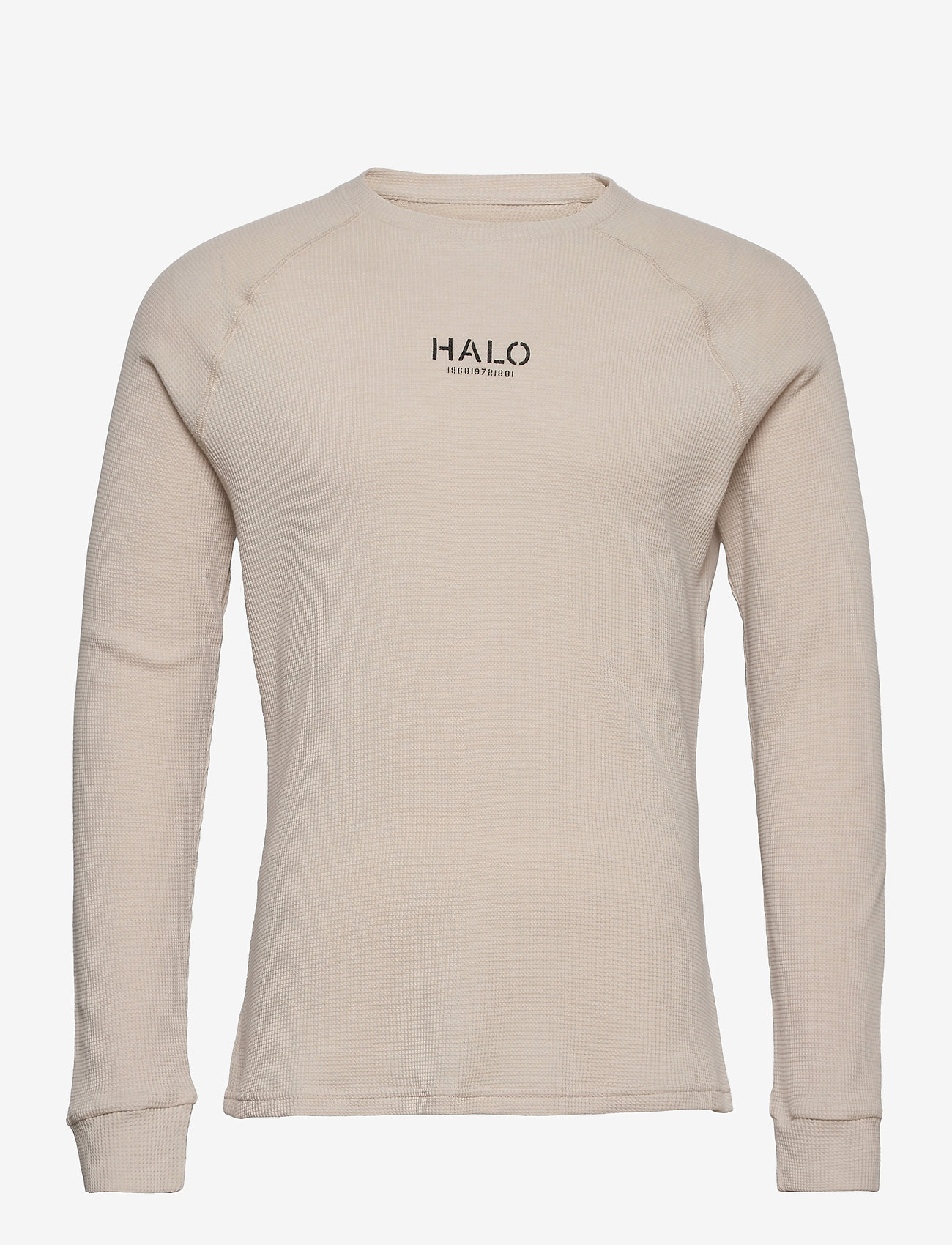 HALO - HALO WAFFLE LONGSLEEVE - pumice stone - 0