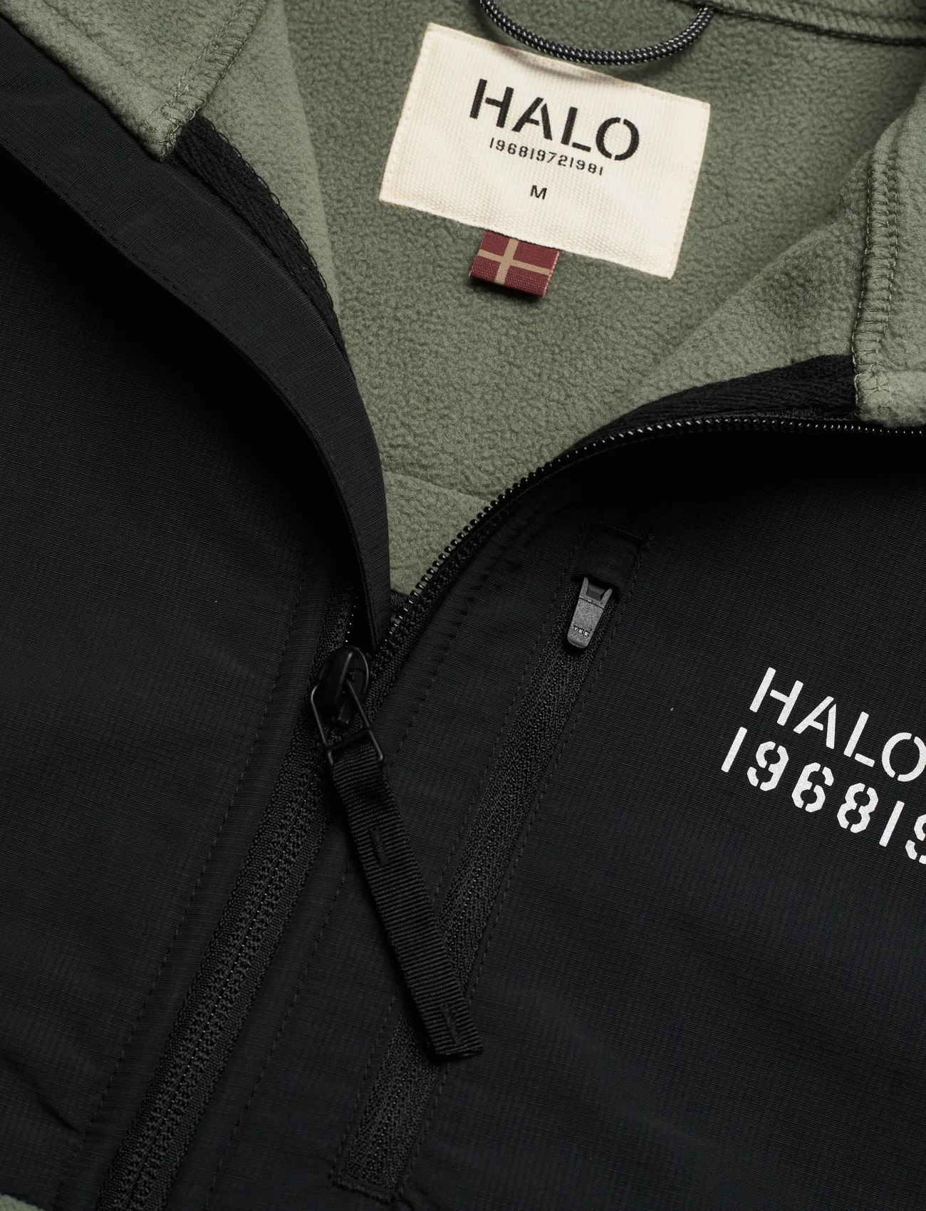 HALO - HALO BLOCKED FLEECE VEST - down- & padded jackets - agave green - 6
