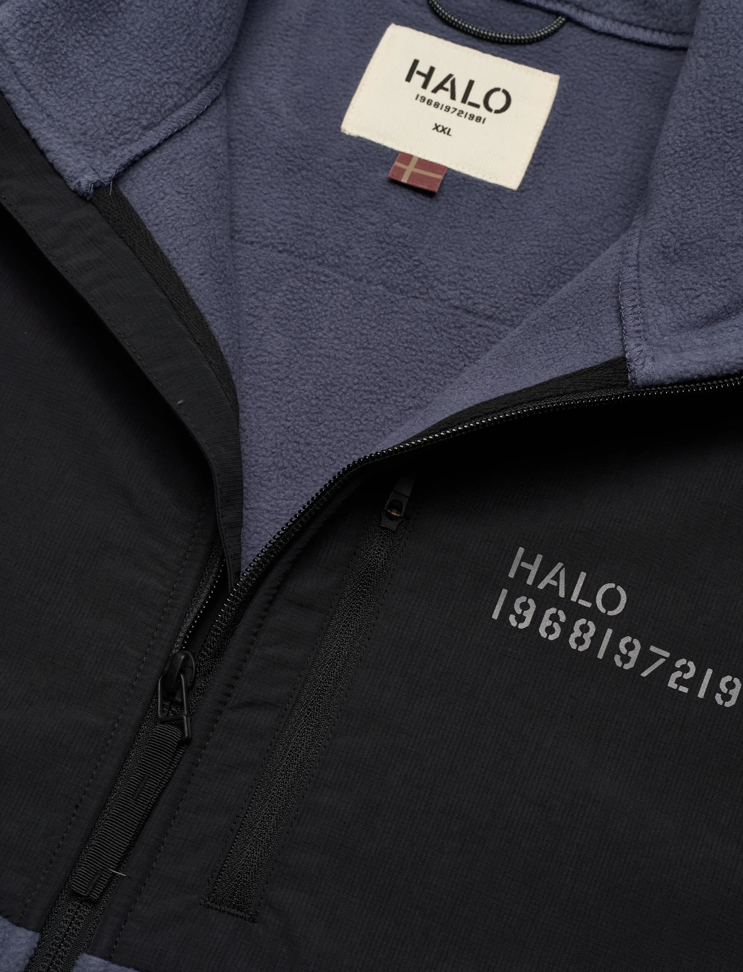 HALO - HALO BLOCKED ZIP FLEECE - grisaille - 2