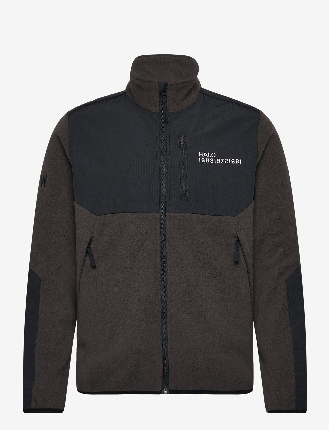 HALO - HALO BLOCKED ZIP FLEECE - efterårsjakker - raven - 0