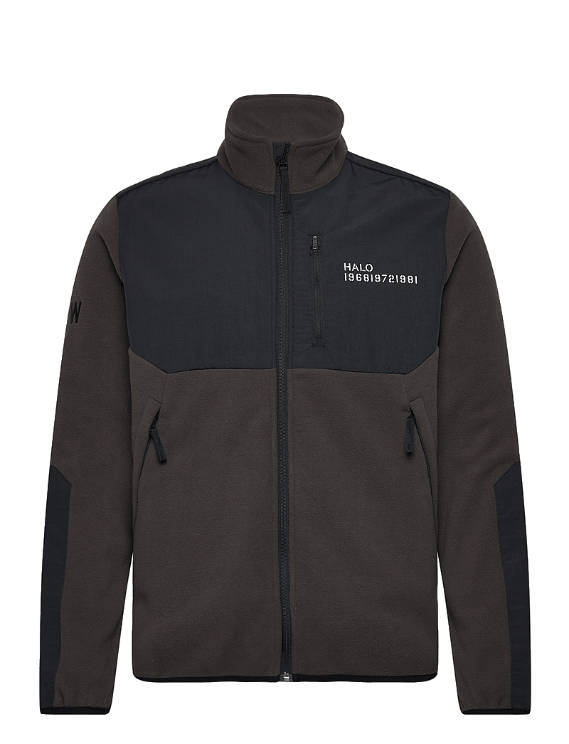 HALO - HALO BLOCKED ZIP FLEECE - efterårsjakker - raven - 0
