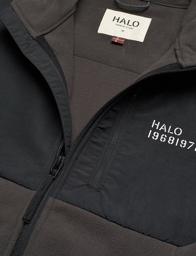 HALO - HALO BLOCKED ZIP FLEECE - efterårsjakker - raven - 2