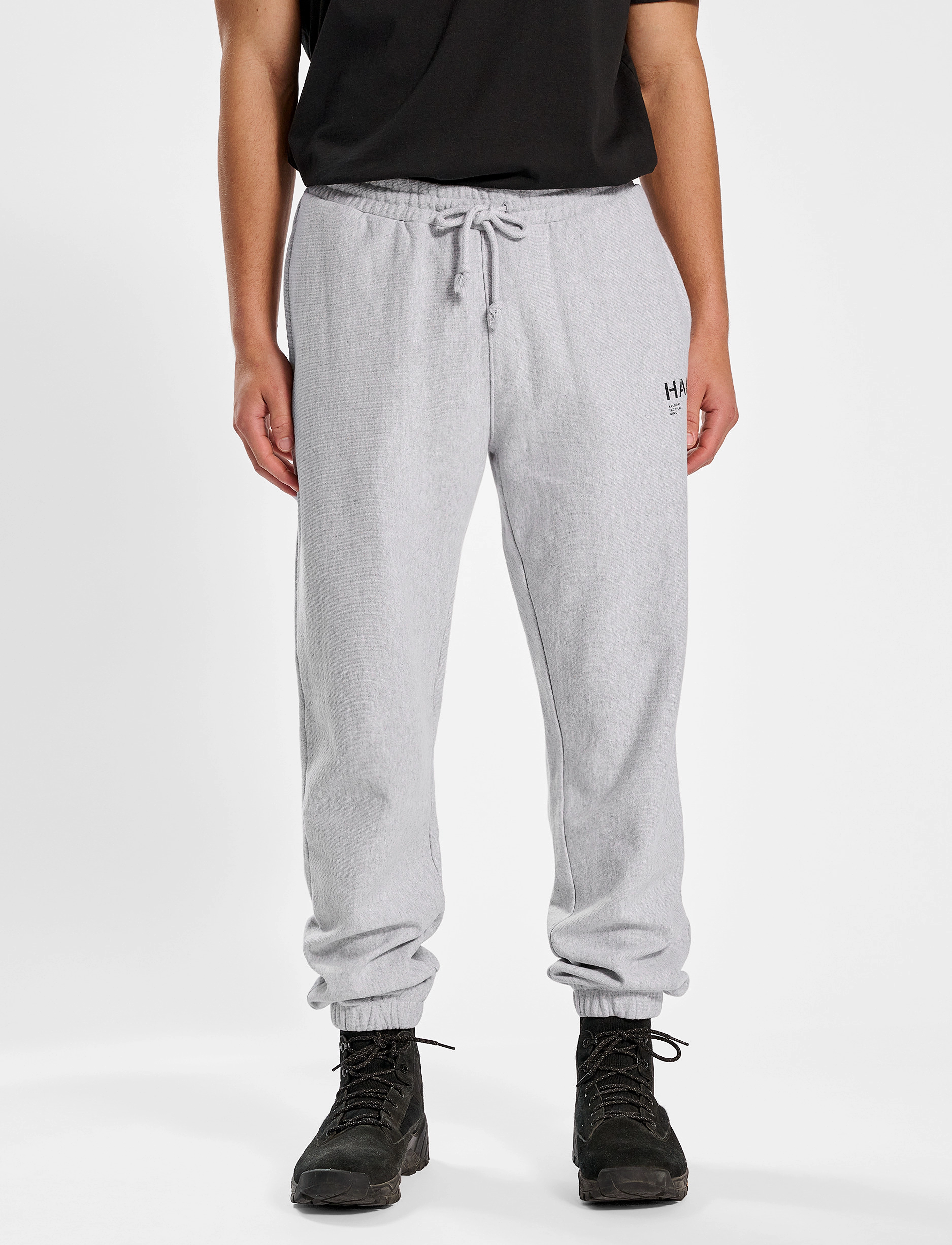 HALO - HALO REVERSE WEAVE SWEATPANTS - grey melange - 4
