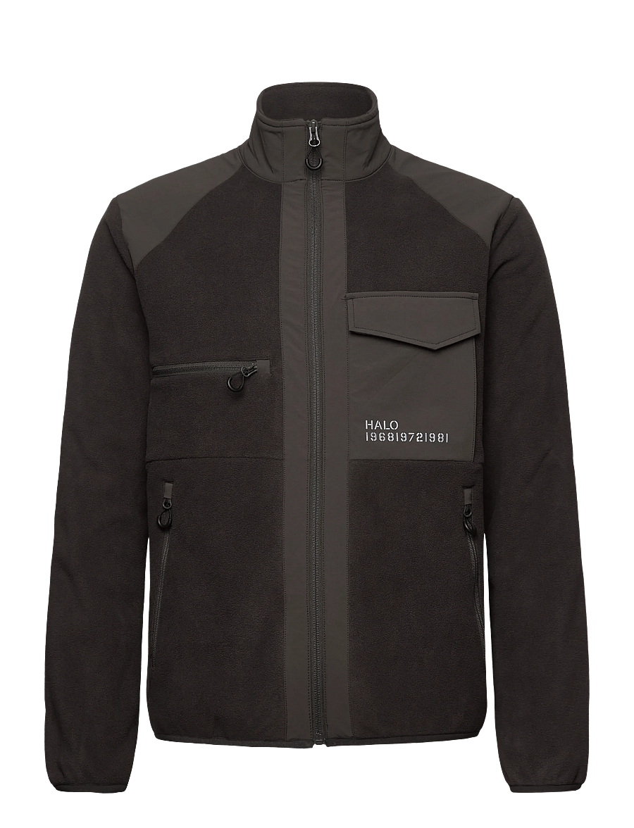 HALO - HALO PANELED FLEECE JACKET - raven - 0