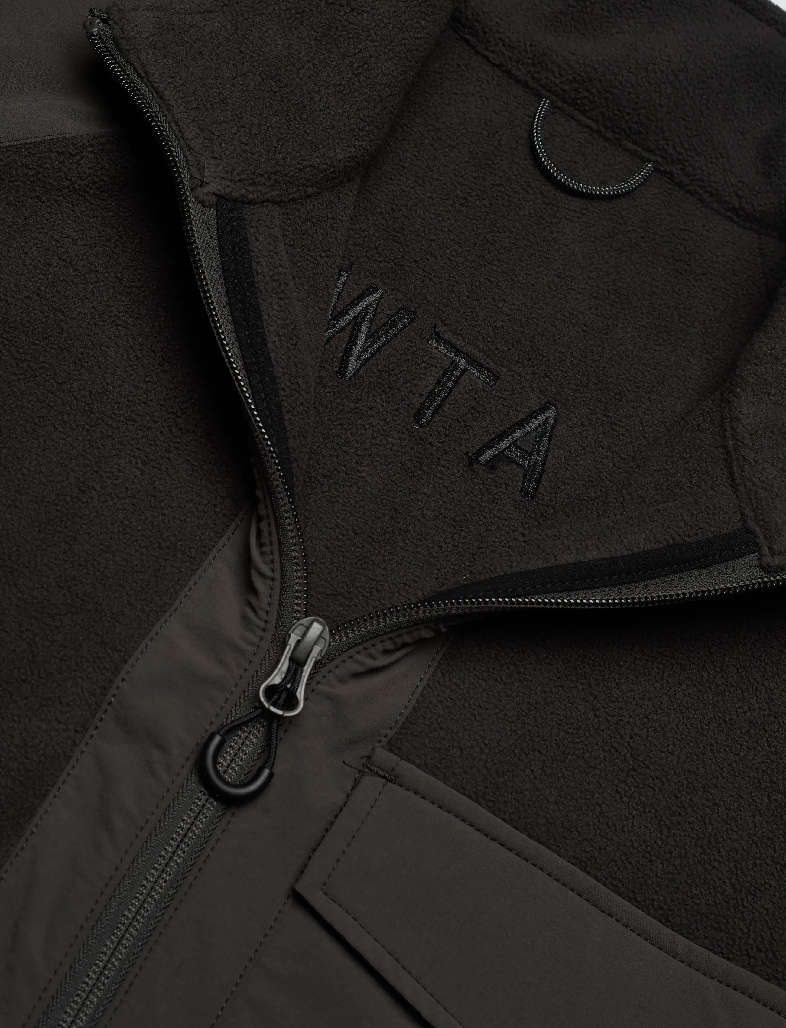 HALO - HALO PANELED FLEECE JACKET - raven - 2