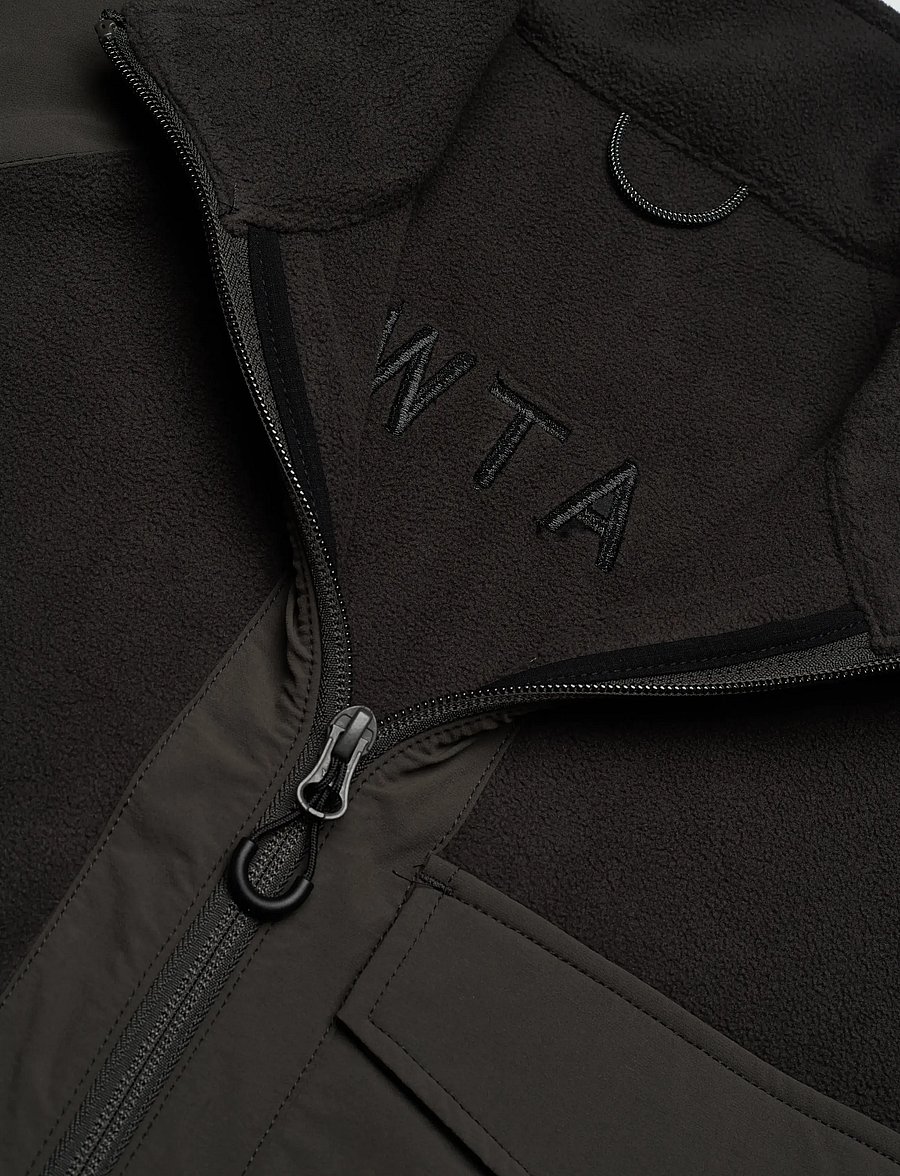 HALO - HALO PANELED FLEECE JACKET - raven - 2