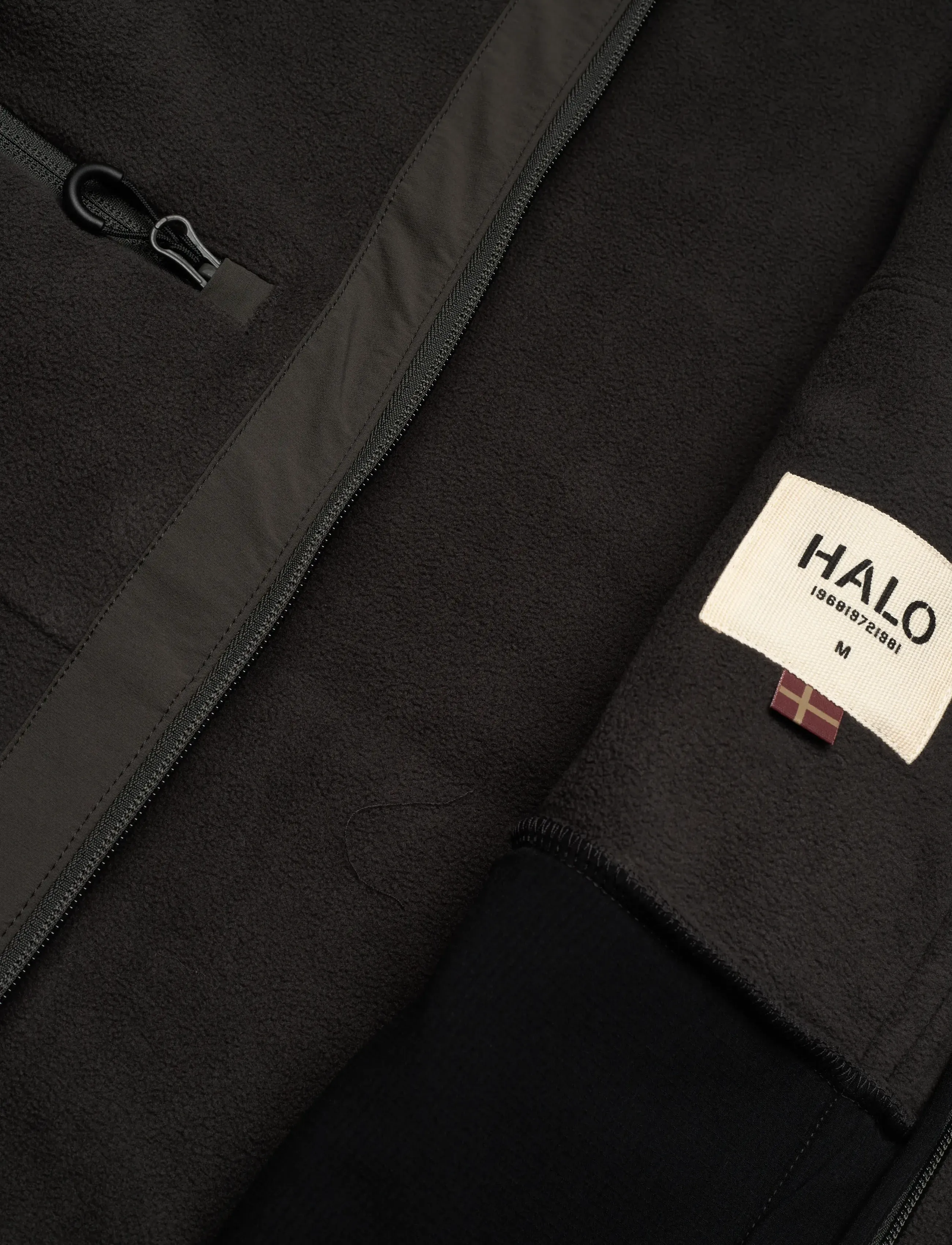 HALO - HALO PANELED FLEECE JACKET - raven - 4