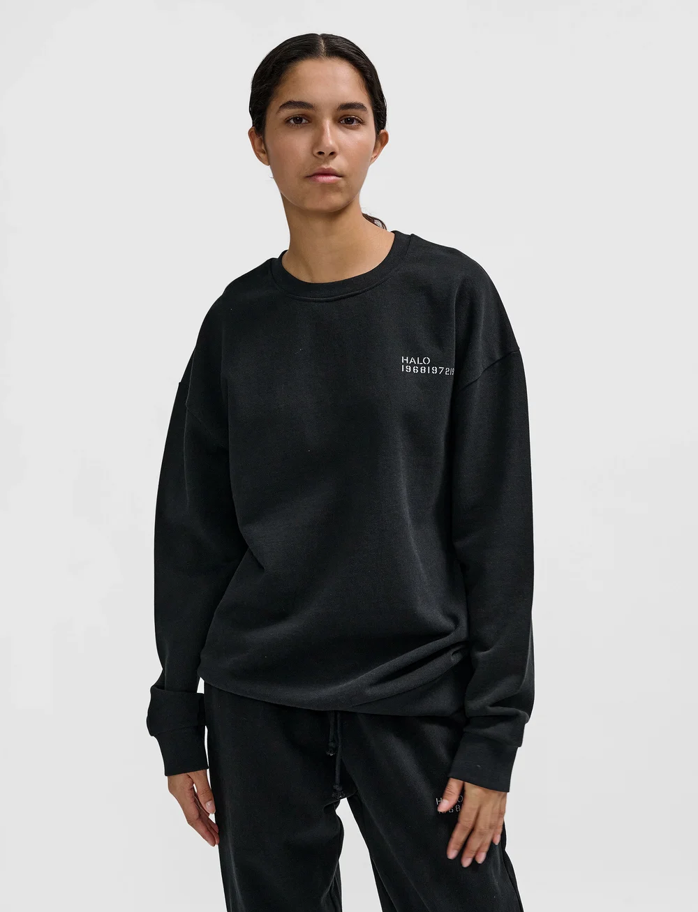 HALO - HALO ESSENTIAL CREW - Överdelar - black - 0