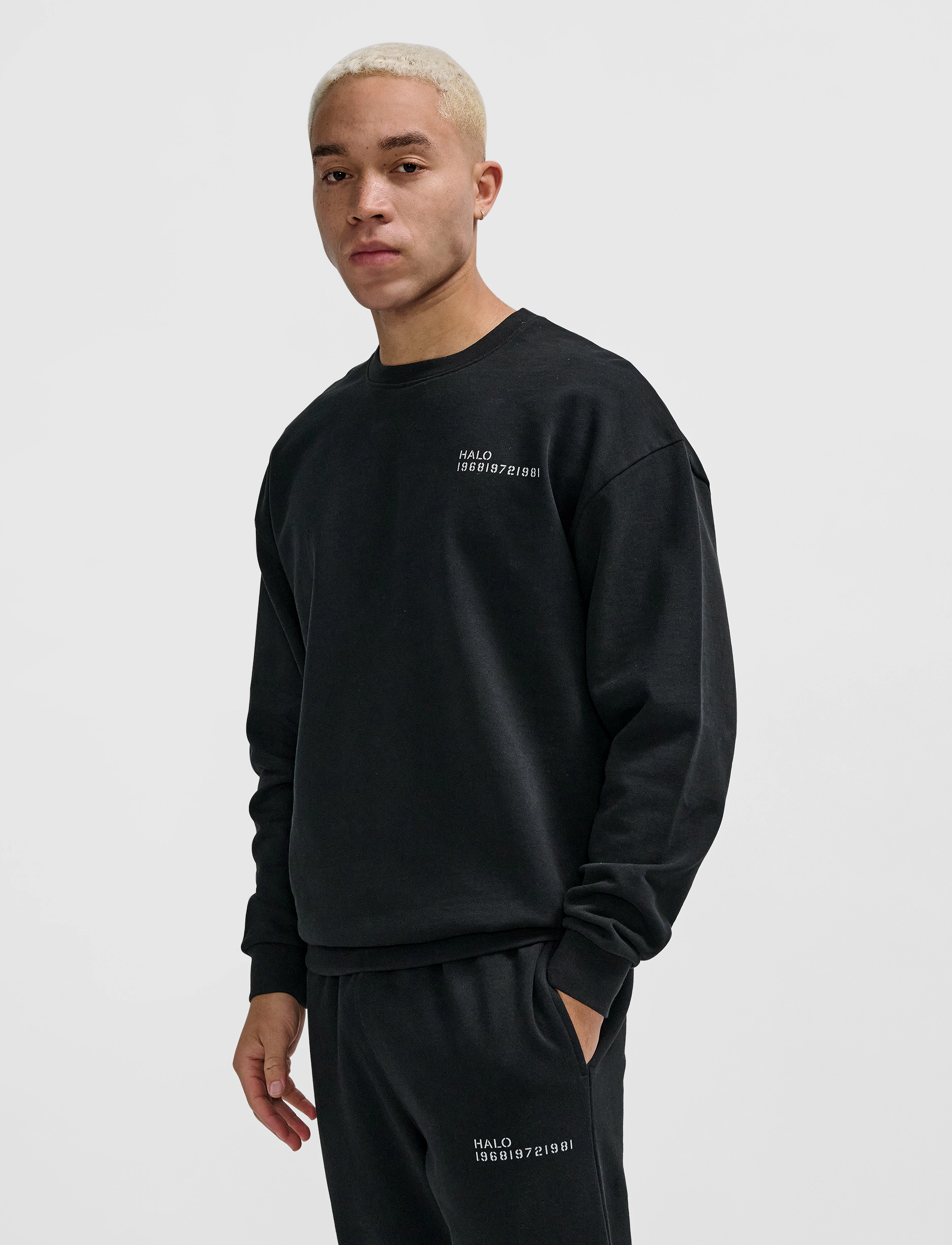 HALO - HALO ESSENTIAL CREW - overdele - black - 3