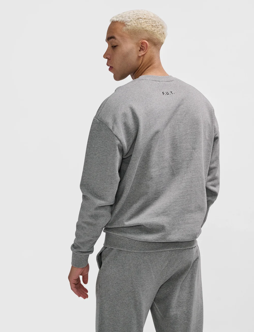 HALO - HALO ESSENTIAL CREW - tops - grey melange - 4