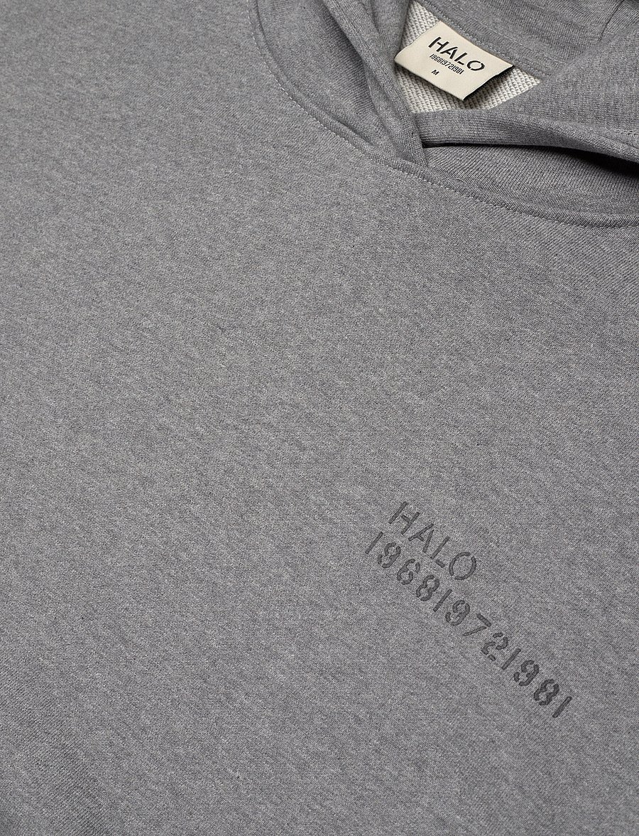 HALO - HALO ESSENTIAL HOODIE - hupparit - grey melange/grey melange - 2