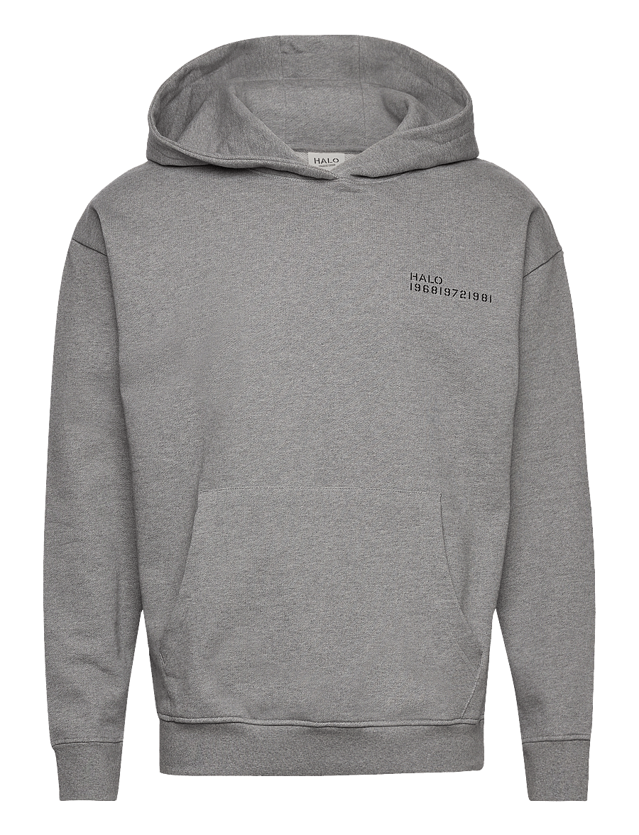 HALO - HALO ESSENTIAL HOODIE - hættetrøjer - grey melange - 1