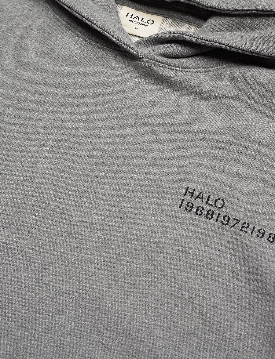 HALO - HALO ESSENTIAL HOODIE - hættetrøjer - grey melange - 4