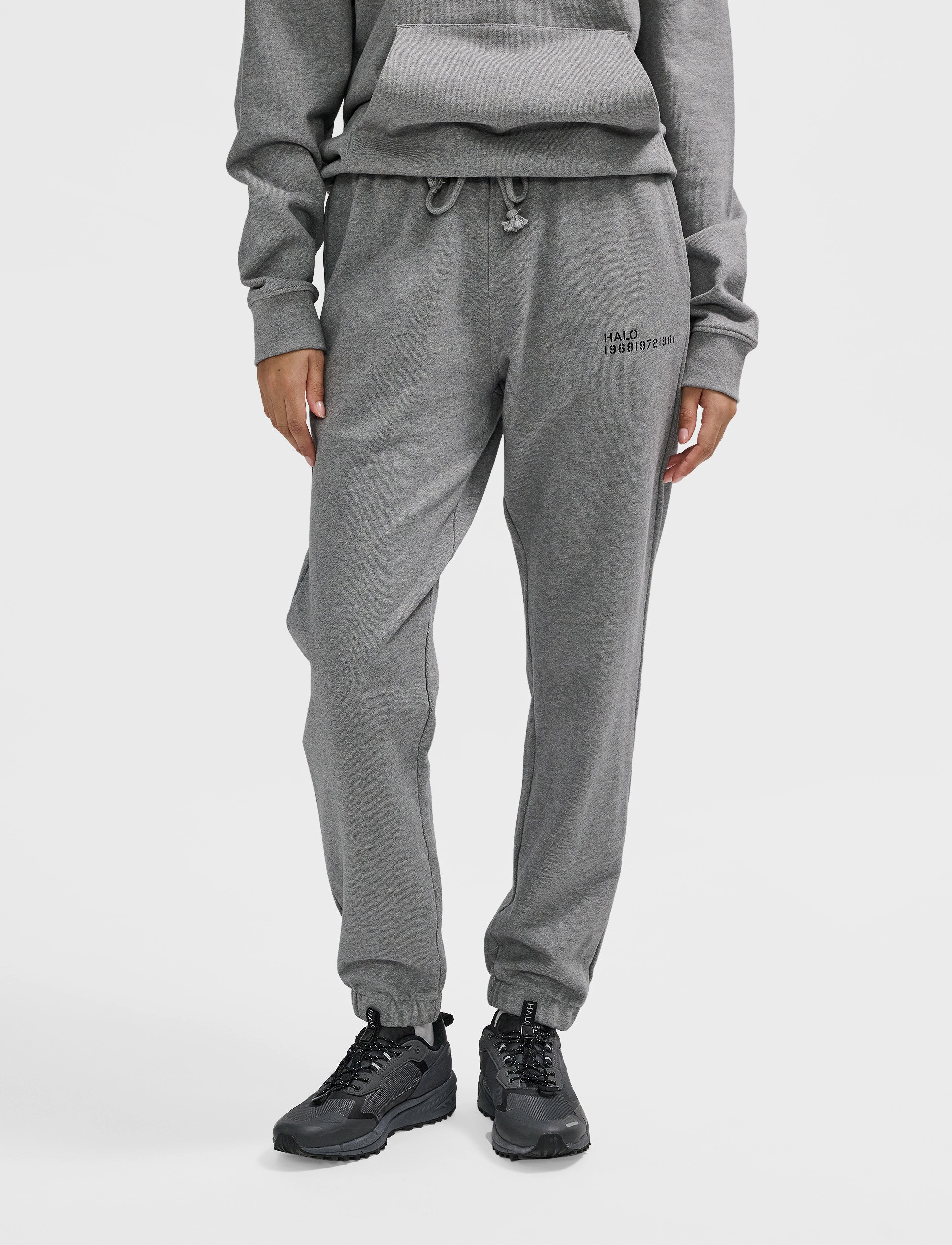 HALO - HALO ESSENTIAL SWEATPANTS - sweatpants - grey melange - 3