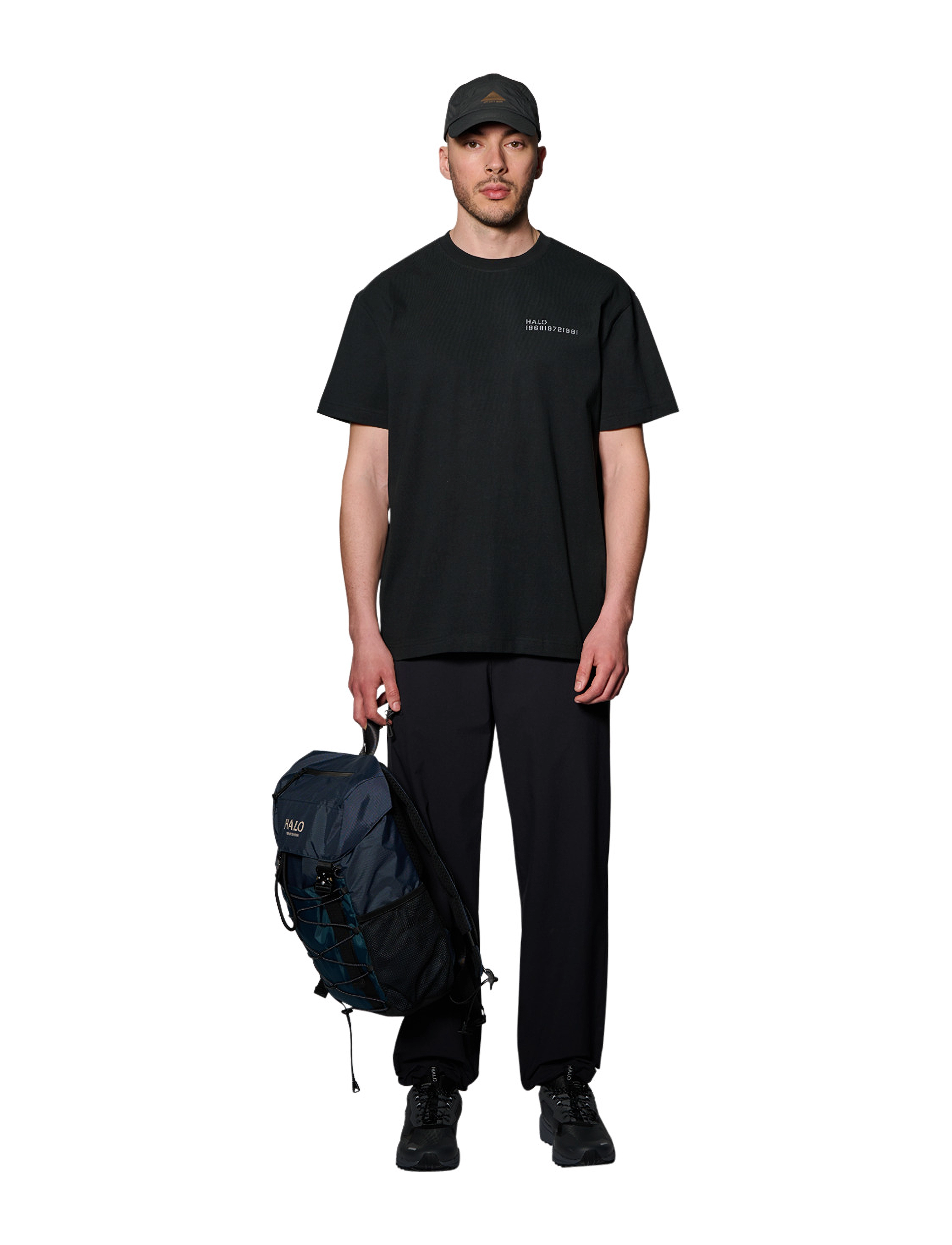 HALO HALO ESSENTIAL T-SHIRT - Riided - BLACK / black