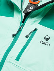 Halti - Pallas Children's X-stretch jacket - softshell jassen - ice green - 2